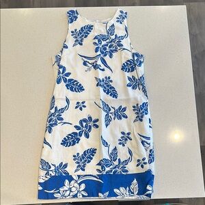 Tommy Bahama Blue and White Floral Dress